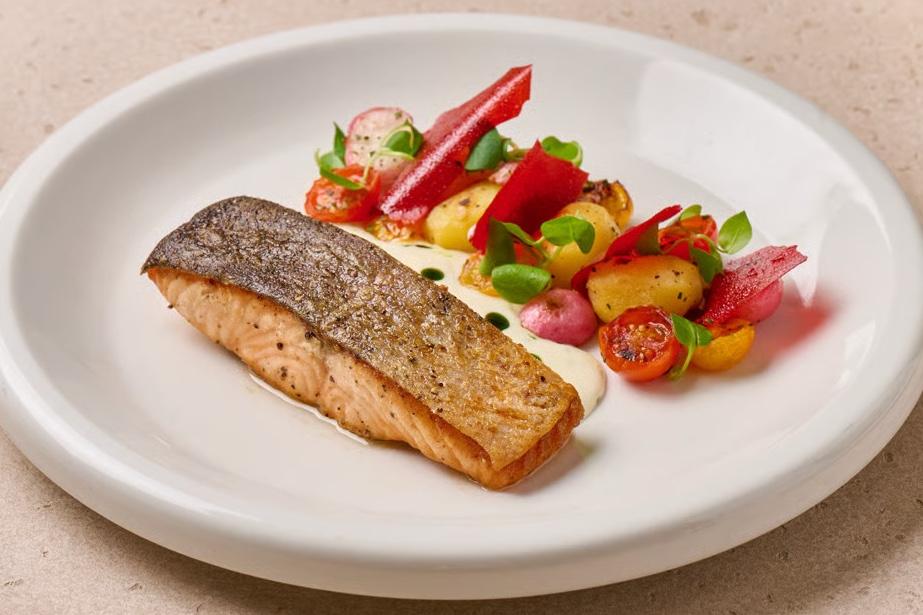SEARED SCOTTISH SALMON