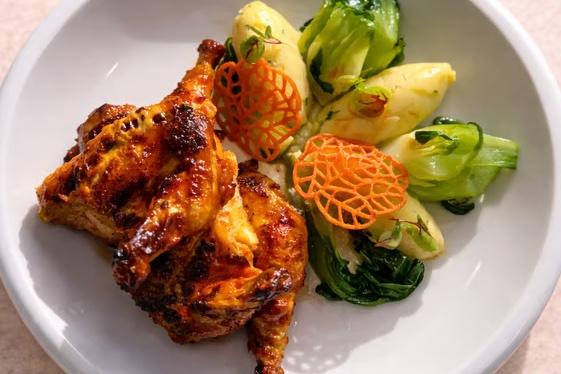 GRILLED BABY CHICKEN
